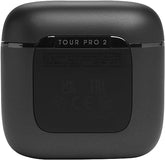 JBL Tour Pro 2 (Black) - True Wireless Noise Cancelling Earbuds, Small